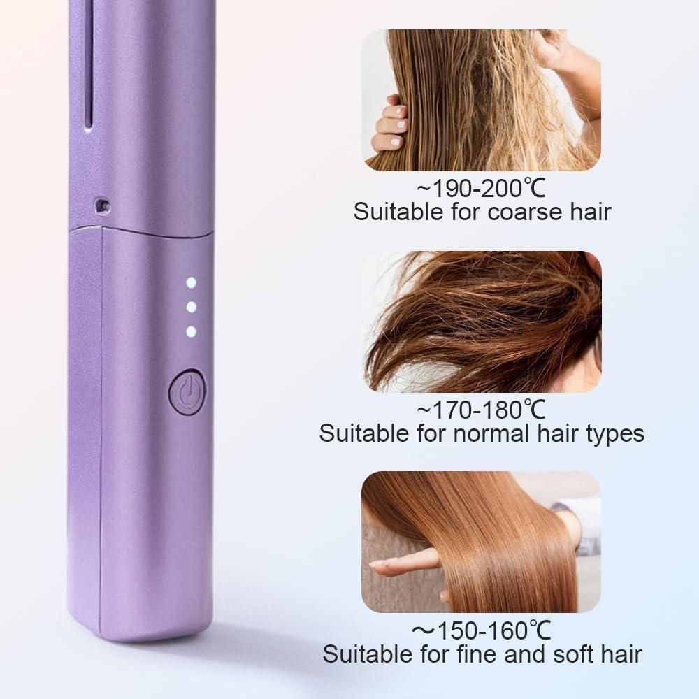 Mini Pocket Straightener - Cordless Hair Straightner