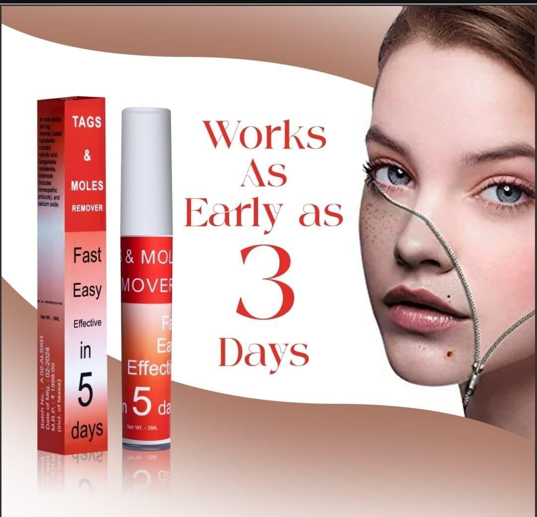 Zero-spot Cream – Gentle Tag & Mole Corrector Cream (Pack of 2 - 5ml each)