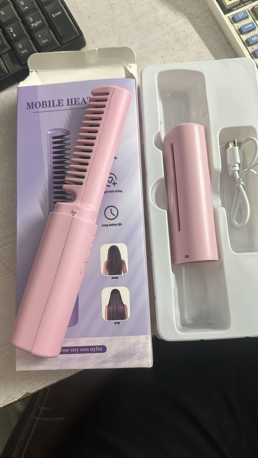 Mini Pocket Straightener - Cordless Hair Straightner